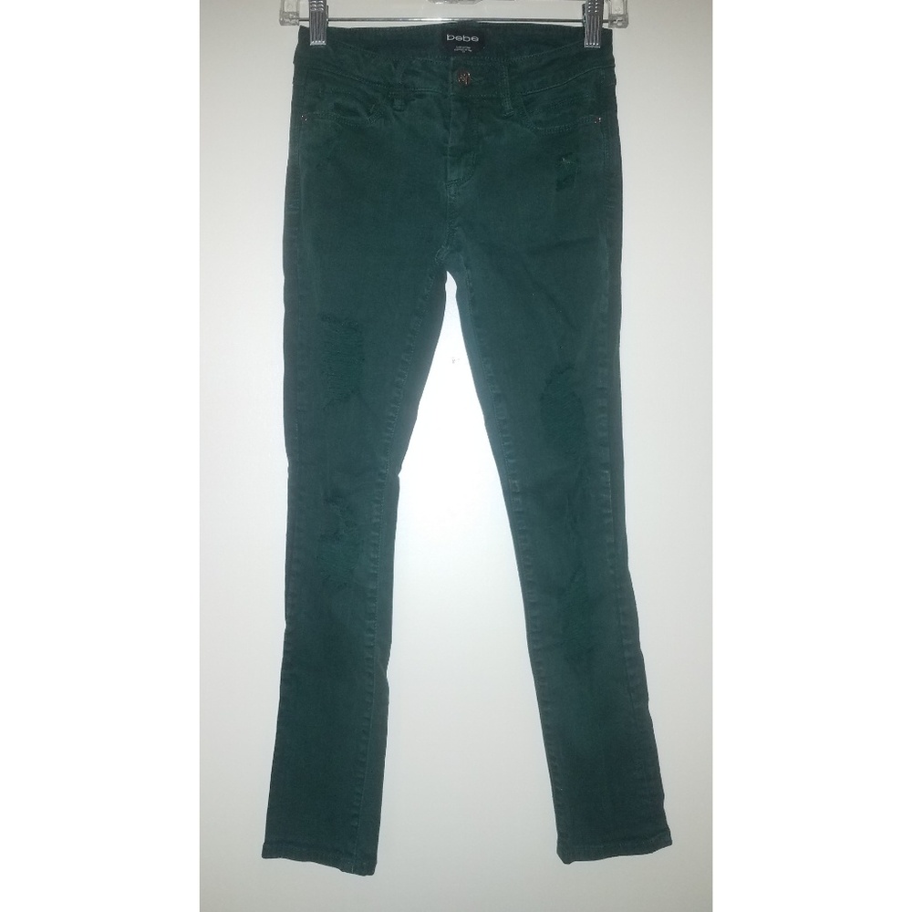 Bebe ripped jeans